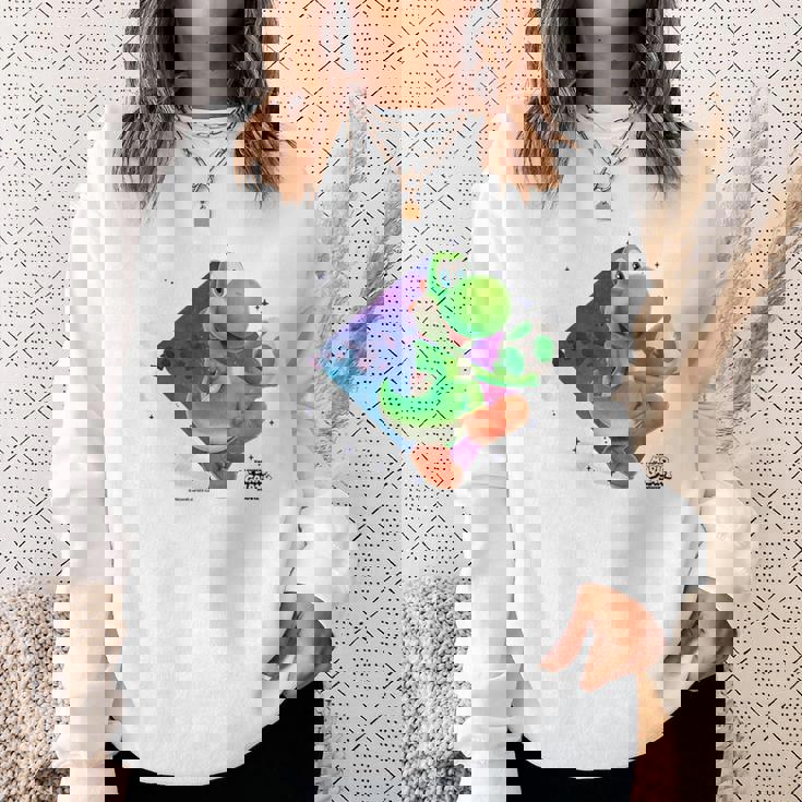 ザ・スーパーマリオギャラクシー・ムービーyoshi In Action スウェットシャツ 彼女への贈り物