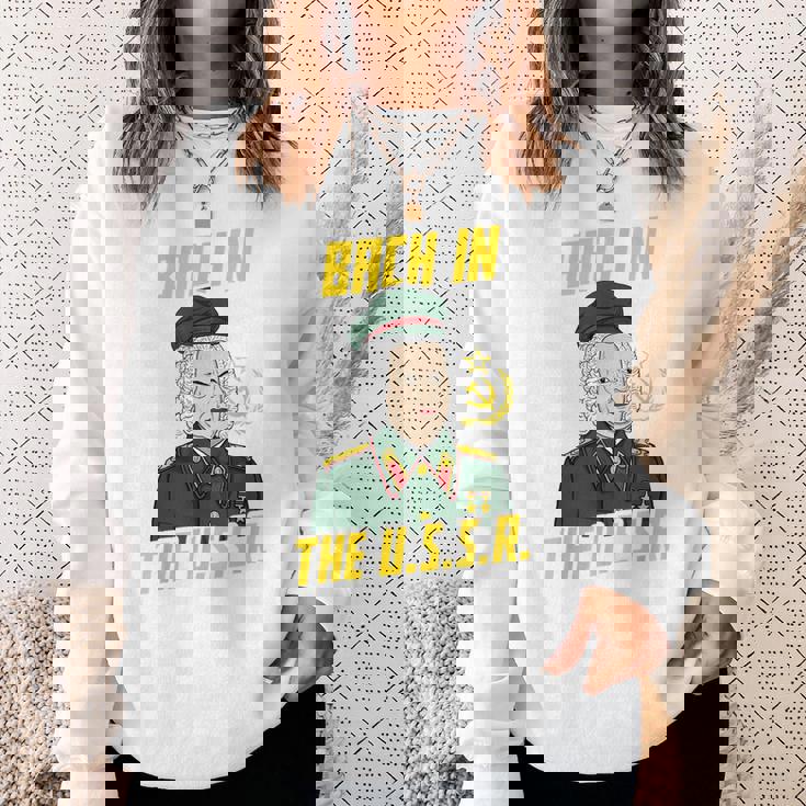 ソビエト連邦のbach In Theoviet作曲家 スウェットシャツ 彼女への贈り物