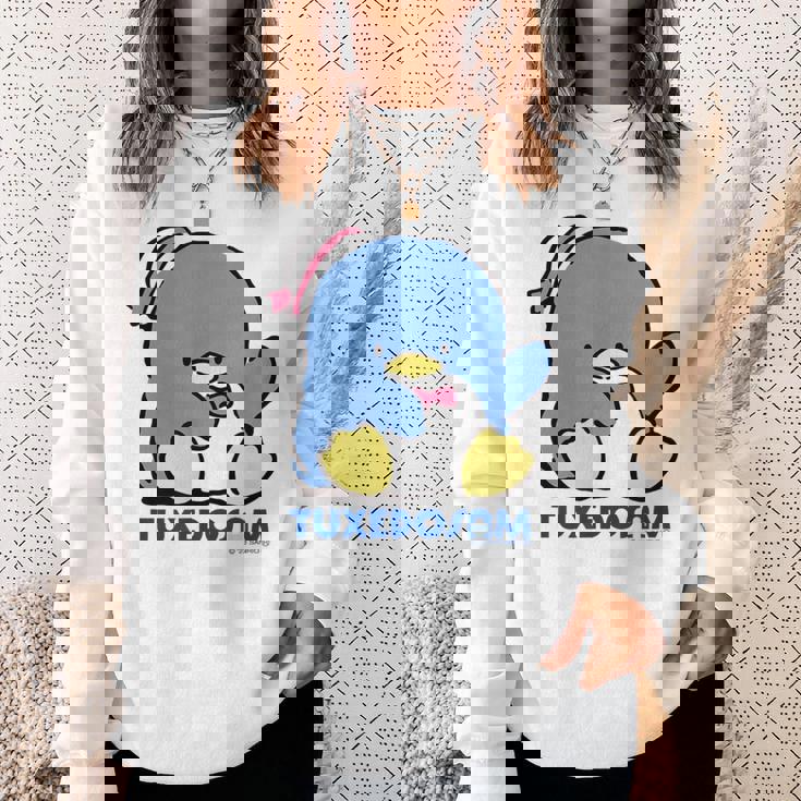 タキシードサム おすわり ライトカラー スウェットシャツ 彼女への贈り物