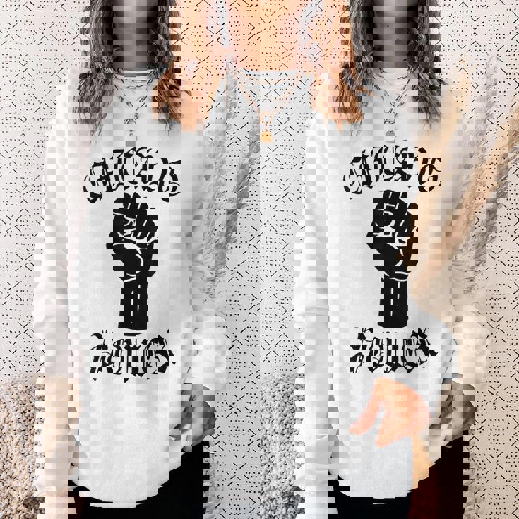 チカーノパワー メキシコ メキシコ ラティーナ ラテンクス ラザノ ラ ミグラ スウェットシャツ 彼女への贈り物