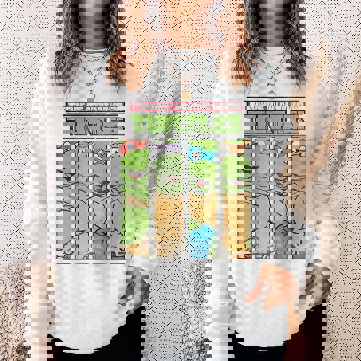 ティーンエイジ・ミュータント・ニンジャ・タートルズ フェイスパネル グラフィックtシャツ スウェットシャツ 彼女への贈り物