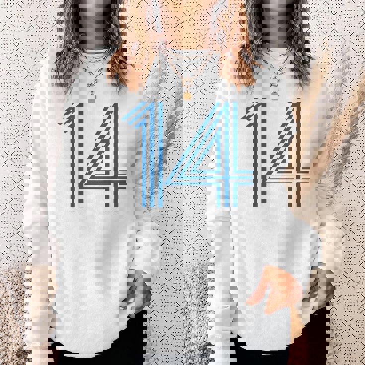 ナンバー14 シャツ レトロユニフォーム ヨーロッパスタイル バックプリントジャージ スウェットシャツ 彼女への贈り物