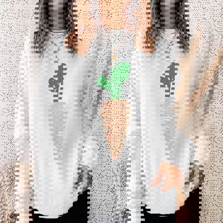 ニンジン コスチューム 野菜 カーニバル コスチューム ビーガン Carrot Costume スウェットシャツ 彼女への贈り物