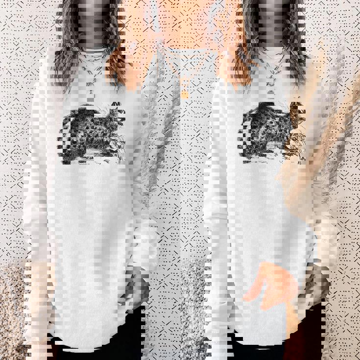 パームシベット アニマルプリント スウェットシャツ 彼女への贈り物