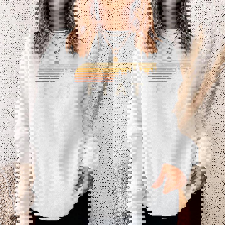 フィアット、Ks ヴィンテージ エバーグリーン サンセット 80年代 レトロ スウェットシャツ 彼女への贈り物