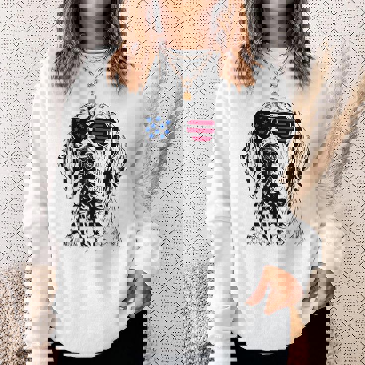 フィラ ブラジレイロ 犬 7月4日 アメリカ国旗 スウェットシャツ 彼女への贈り物