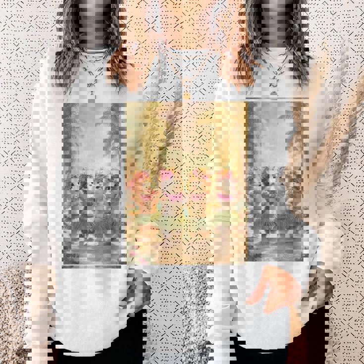 フラダンスキャット スウェットシャツ 彼女への贈り物