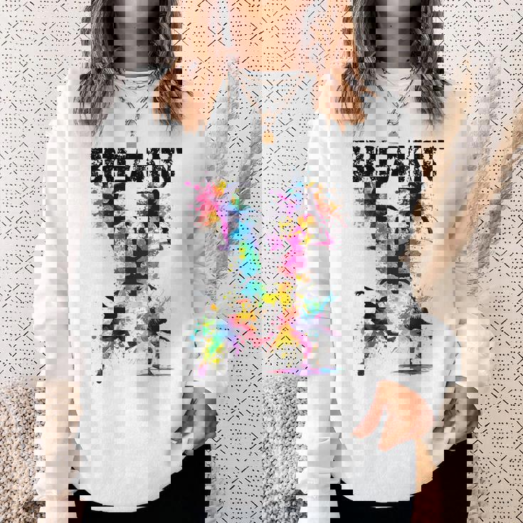 ブレイキン 面白いtシャツ ブレイクダンス おもしろtシャツ ダンス メンズ 文字入り おもしろ おもしろい スウェットシャツ 彼女への贈り物