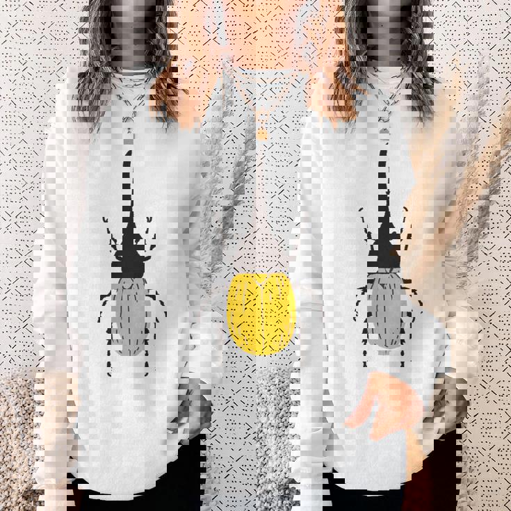 ヘラクレスオオカブト _昆虫_カブトムシ 長袖tシャツ スウェットシャツ 彼女への贈り物