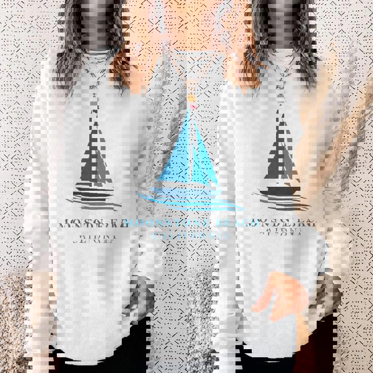 ムーンストーンビーチ カリフォルニア ヨットお土産 スウェットシャツ 彼女への贈り物