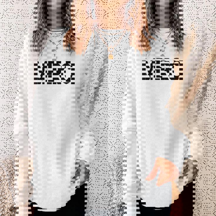 メルシー スウェットシャツ 彼女への贈り物