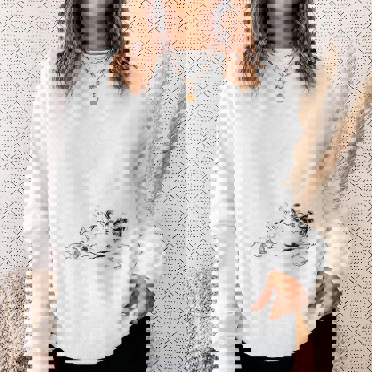 モテるデブ パピヨン グッズ ぽっちゃり 犬 おもしろ 面白い ネタ 笑える 和風 スウェットシャツ 彼女への贈り物