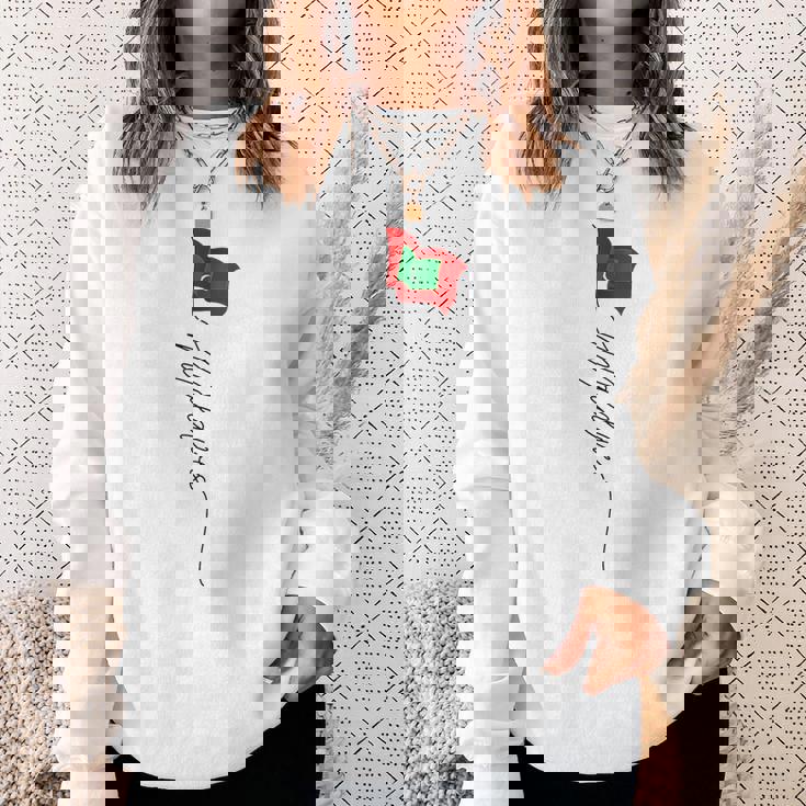 モルディブ、モルディブの国旗 男性 モルディブの国旗 愛国的 スウェットシャツ 彼女への贈り物