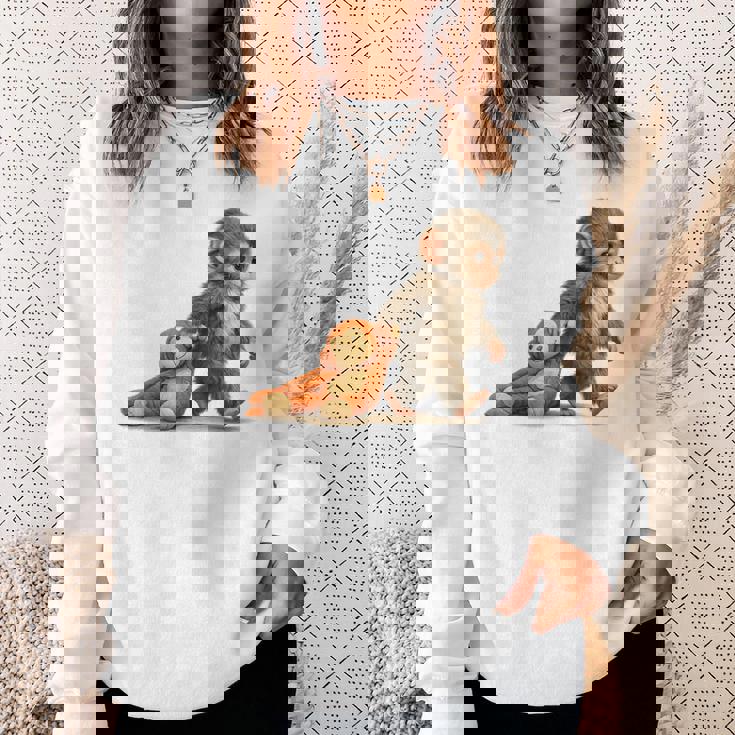 モンキーパンチ ベビー マカク リトルパンチ ビッグ キュート ラブ ぬいぐるみ スウェットシャツ 彼女への贈り物