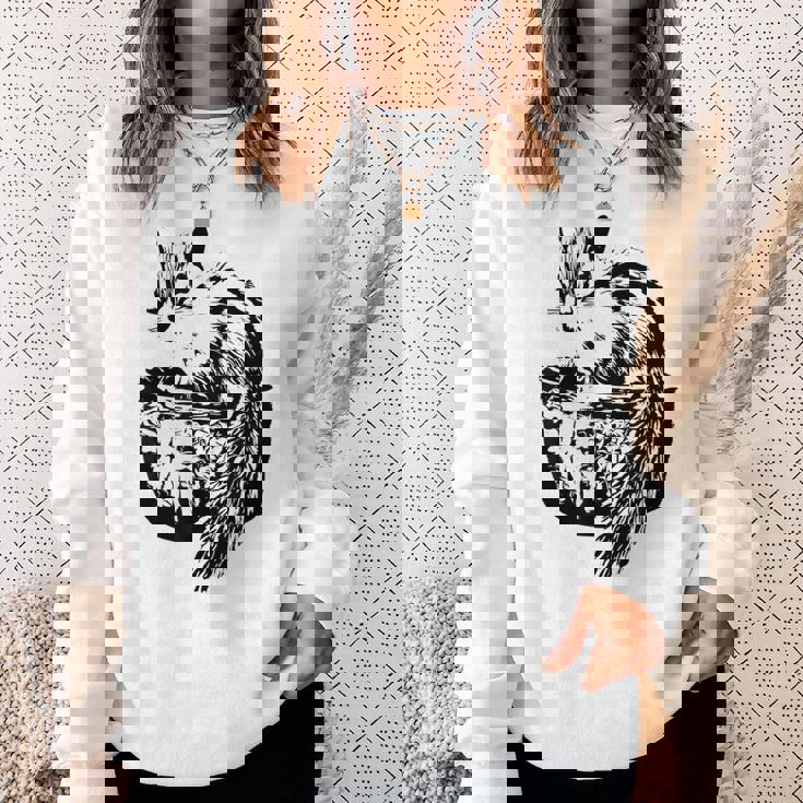 リスちゃん リス シマリス モチーフ げっ歯類 動物 カラフル デザイン スウェットシャツ 彼女への贈り物