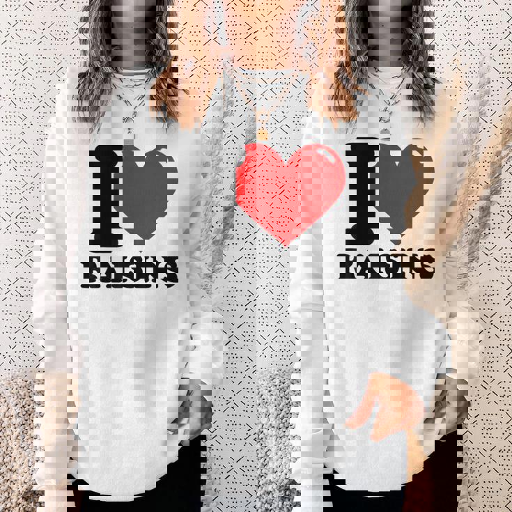 レーズンが大好き スウェットシャツ 彼女への贈り物