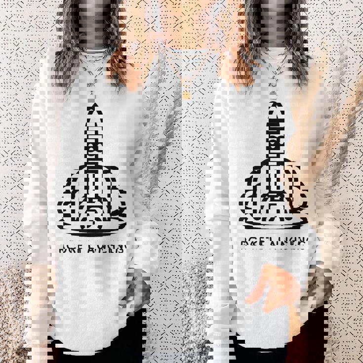 ロケット発射 スウェットシャツ 彼女への贈り物