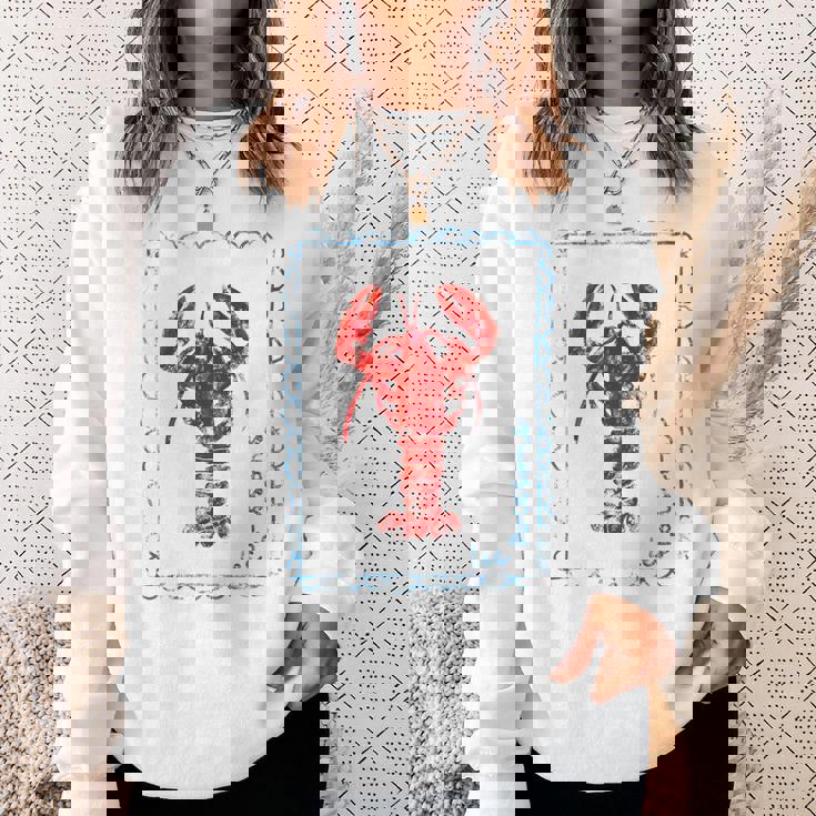 ヴィンテージレッドロブスター スウェットシャツ 彼女への贈り物