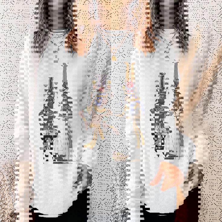 古代エジプトファラオ ツタンカーメン ツタンカーメン王 スウェットシャツ 彼女への贈り物