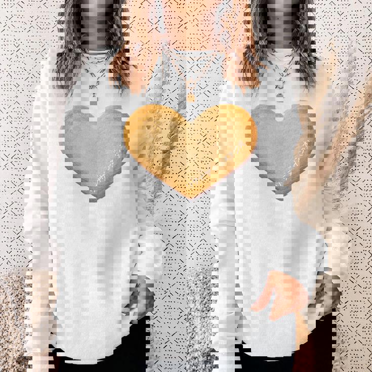 大きなハートのクッキー スウェットシャツ 彼女への贈り物