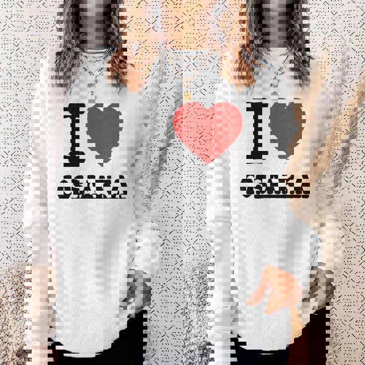 大阪大好き I Love Osaka スウェットシャツ 彼女への贈り物