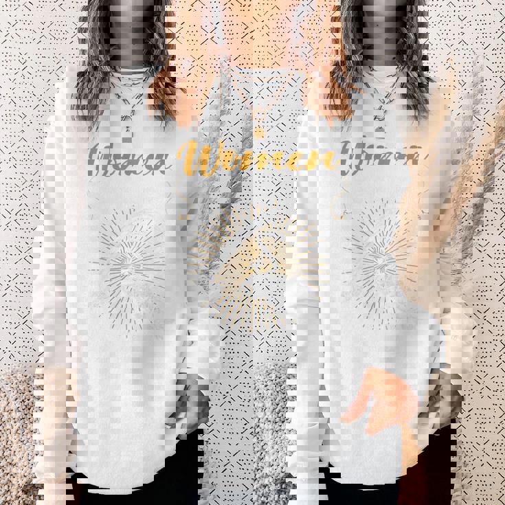 バックプリント 女は私を欲しがる 魚は私を恐れる 長袖tシャツ スウェットシャツ 彼女への贈り物