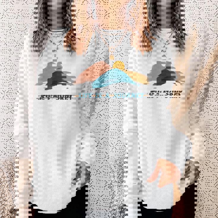 宗教神学 Life Is A Journey 宗教への旅 スウェットシャツ 彼女への贈り物