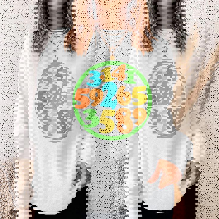 数字円周率ティー スウェットシャツ 彼女への贈り物