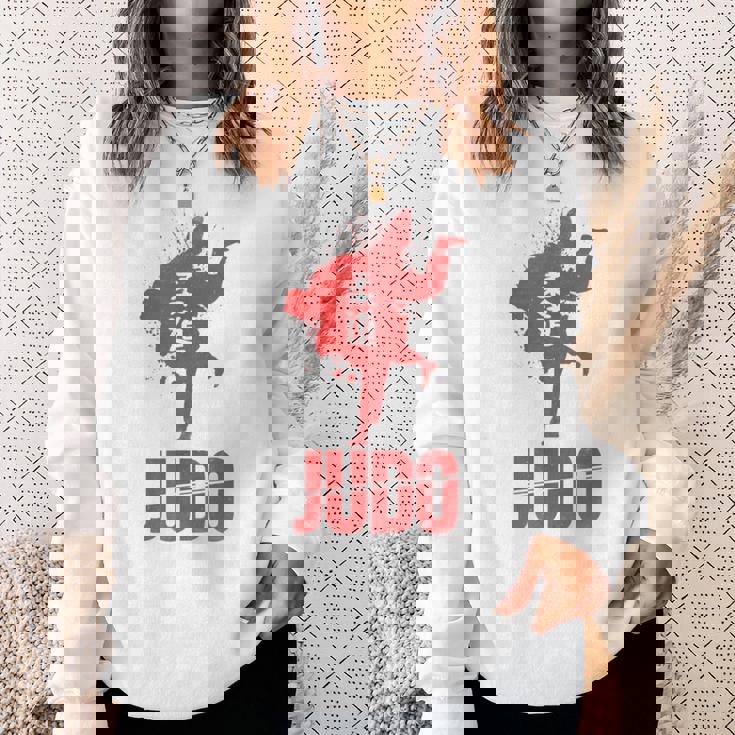 柔道着のクールな柔道tシャツ。 スウェットシャツ 彼女への贈り物