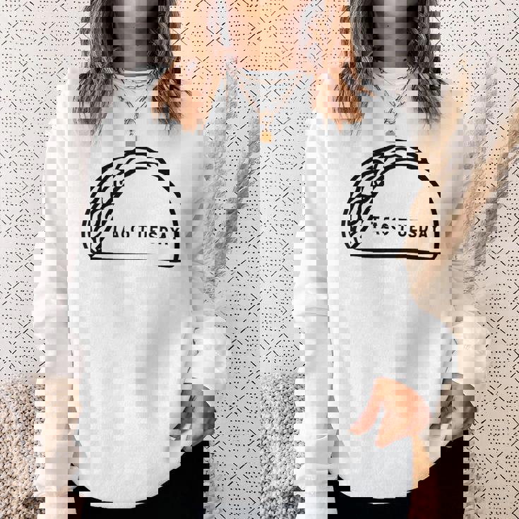 男女 家族 タコス愛好家 面白い タコス 火曜日 スウェットシャツ 彼女への贈り物