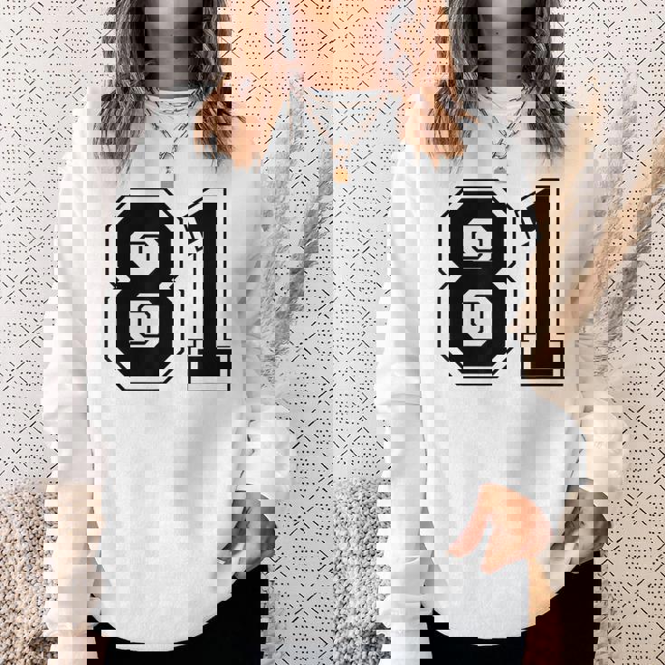 番号 81 スウェットシャツ 彼女への贈り物