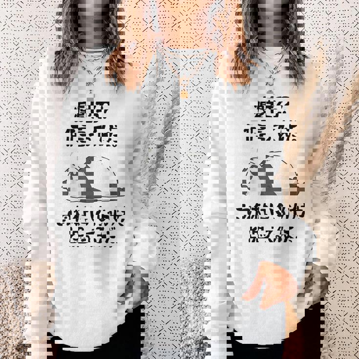 痩せろ？ 何言ってんだ。この体にいくらかけたと思ってるんだ。面白い ギャグ-ジョーク スウェットシャツ 彼女への贈り物