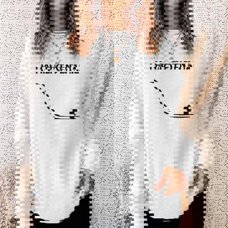 私には面白い物理学の可能性があった スウェットシャツ 彼女への贈り物