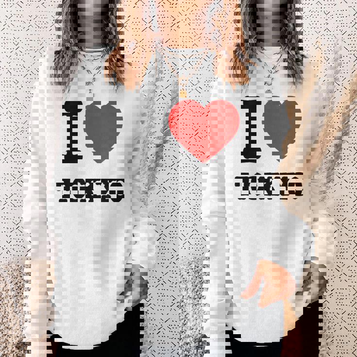 私は東京が大好きです I Love Tokyo スウェットシャツ 彼女への贈り物