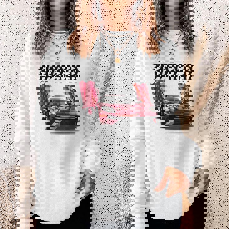 素敵なエキゾチックなスーtシャツ。スポーツカー愛好家に最適。 スウェットシャツ 彼女への贈り物