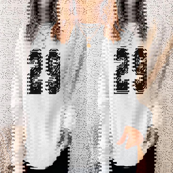 背番号 29 チーム短大スポーツ背番号付きユニフォーム スウェットシャツ 彼女への贈り物