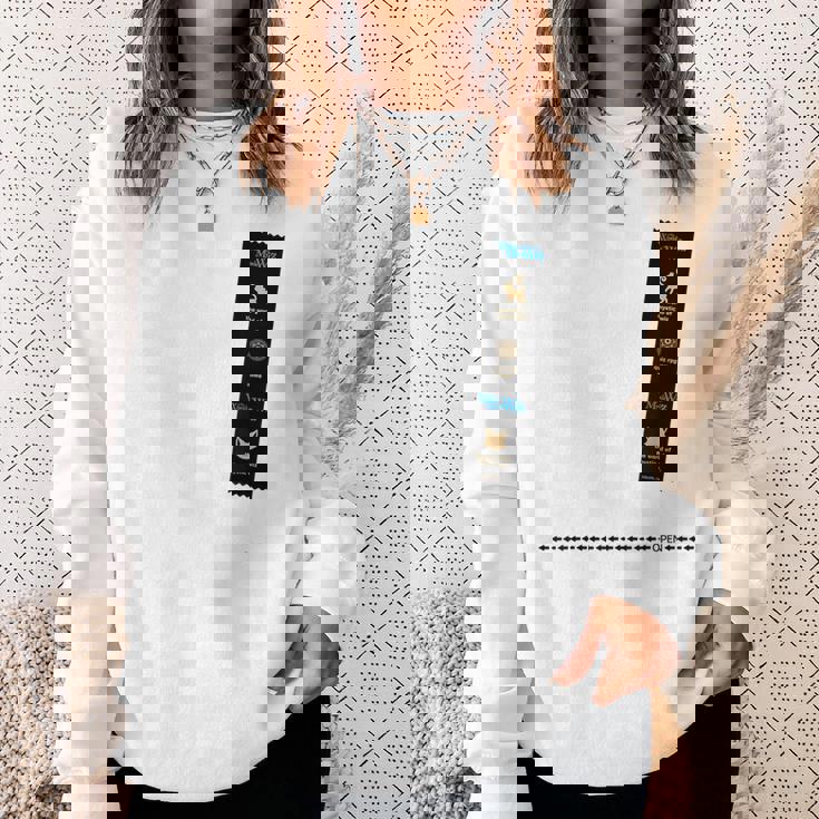 黒猫のウィズ 段ボールとウィズ C スウェットシャツ 彼女への贈り物