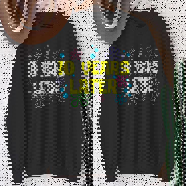 10歳の誕生日 10年後 10歳の誕生日 スウェットシャツ 年配の女性への贈り物