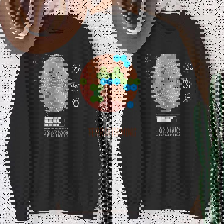 16 Bit Mars Is Terraforming シャツ ボードゲーム スウェットシャツ 年配の女性への贈り物