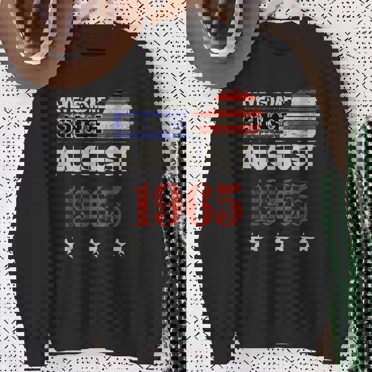 1965年以来素晴らしいヴィンテージアメリカ国旗クラシック1965年8月。 スウェットシャツ 年配の女性への贈り物