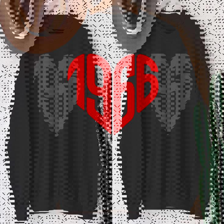 1966 ハート ヴィンテージ 1966年製 ハート型 還暦祝い スウェットシャツ 年配の女性への贈り物