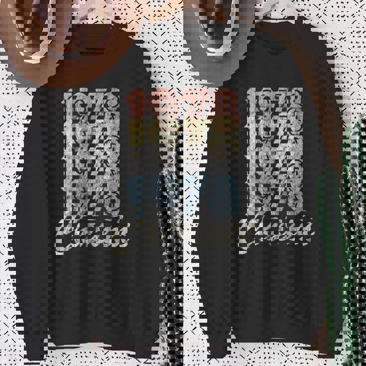 1978年 クラシック ヴィンテージ レトロ スタイル Born In 1978 スウェットシャツ 年配の女性への贈り物