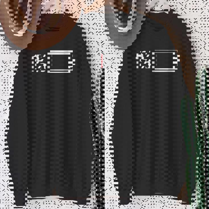 1バッテリーアイコン1。 スウェットシャツ 年配の女性への贈り物