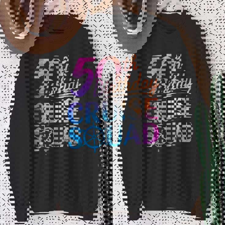 50Th Birthday Cruise Squad 50Th Birthday Cruise Party Sweatshirt Gifts for Old Women 50Th Birthday Cruise Squad 50Th Birthday Cruise Party Sweatshirt Gifts for Old Women
