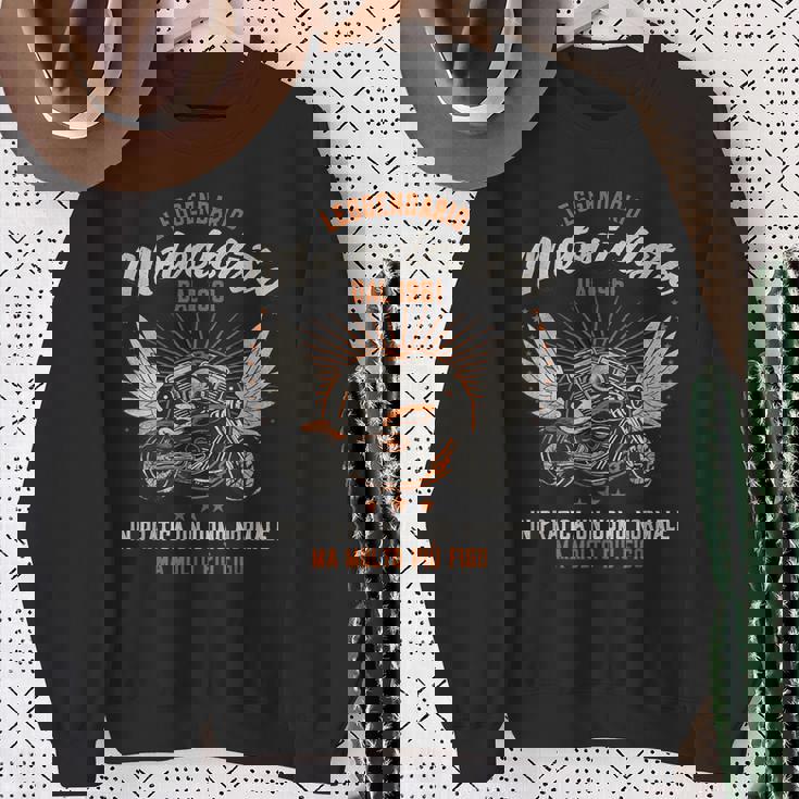 60 Anni Nato 1961 Leggendario Motociclista Figo Regalo Papà Felpa Regalos para ancianas