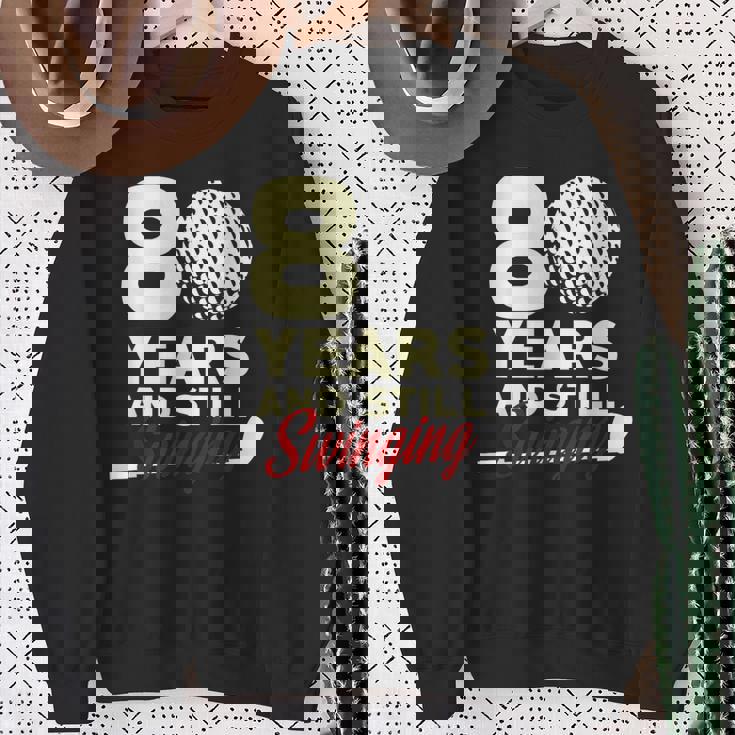 80 Years Andtillwinging スウェットシャツ 年配の女性への贈り物