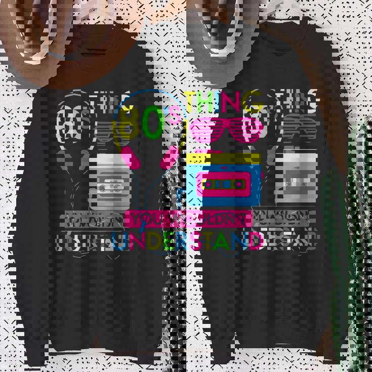 80年代コスチューム 1980年代テーマ パーティー 80年代スタイル ファッション衣装 スウェットシャツ 年配の女性への贈り物