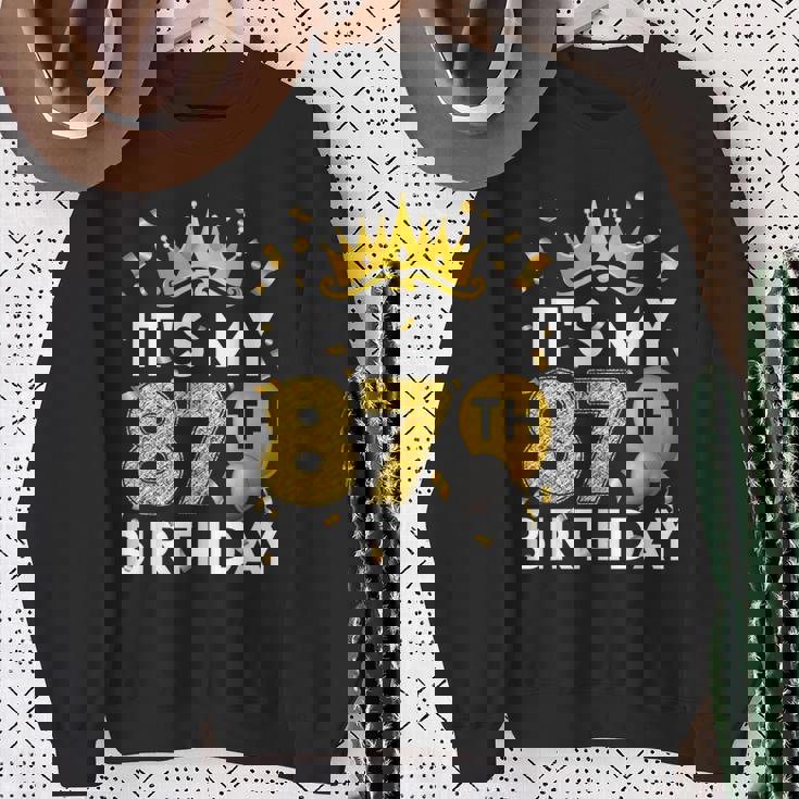 87歳の誕生日プレゼント 87歳の誕生日 87歳の誕生日 スウェットシャツ 年配の女性への贈り物