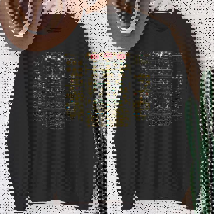 A320 オーバーヘッドパネル ライト付き 航空旅客機パイロット 長袖tシャツ スウェットシャツ 年配の女性への贈り物