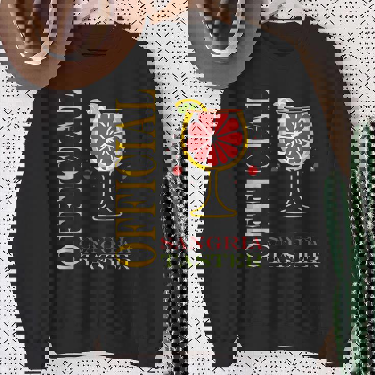 Alcohol Officialangria Taster Drinkangria スウェットシャツ 年配の女性への贈り物